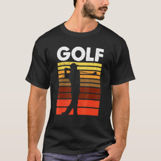 T-shirt Golf Sports Retro Vintage Golfeur