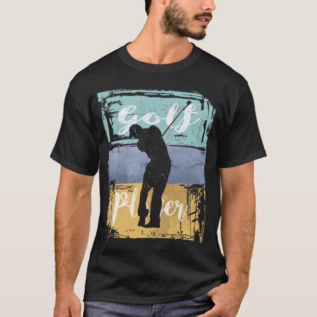 T-shirt Golf Style Vintage Retro (Devant)
