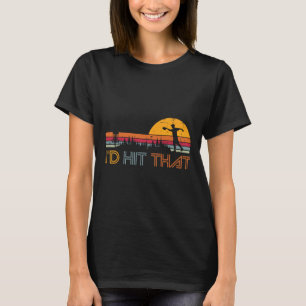 T-shirt Golf sur Disque Id Frappez Ce Joueur de Frisbee Ré