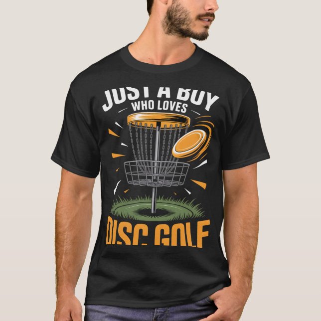 T-shirt Golf sur disque pour garçons  (Devant)