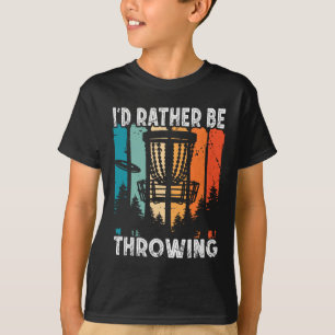 T-shirt Golf sur disque rétro Frolf Volant J'aimerais mieu