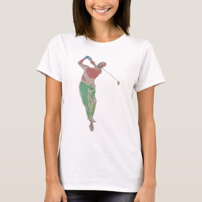 T-shirt Golf Swing Vintage (Devant)