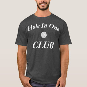 T-shirt Golf Vie Trou Dans Un Club Golf