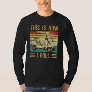 T-shirt Golf Vintage C'est Comme Ça Que Je Roule Panier