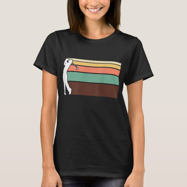 T-shirt Golf vintage Retro (Devant)