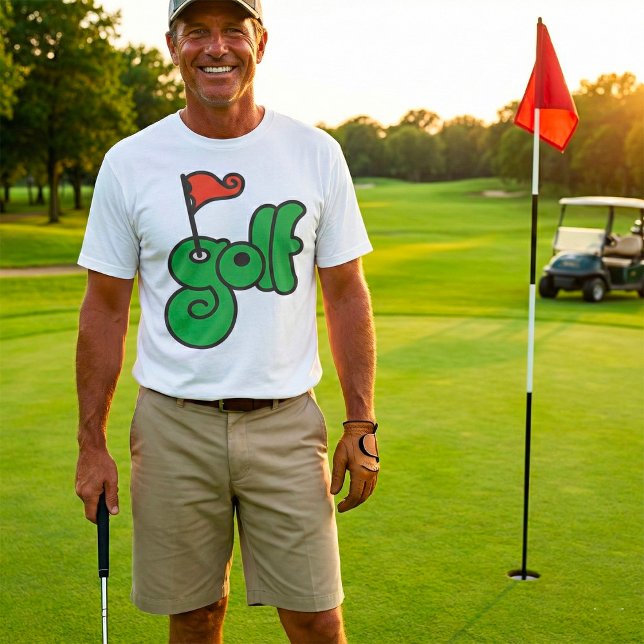 T-shirt Golf Wang Vert et Rouge Vibrants (Créateur téléchargé)