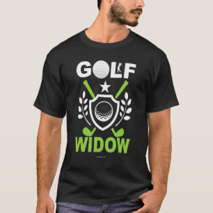 T-shirt Golf Widow Funn