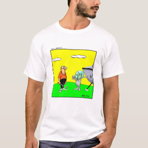 T-shirt Golf "Wild Shot" Humour Tee - shirt