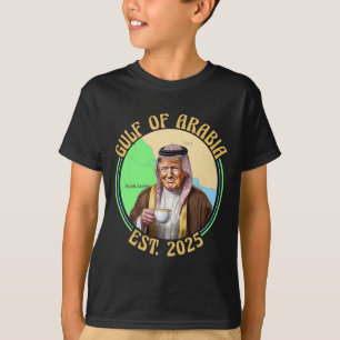 T-shirt Golfe D'Arabie Est 2025 Drôle Trump Vintage Arabia
