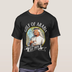 T-shirt Golfe D'Arabie Est 2025 Trump Vintage 1