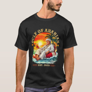 T-shirt Golfe D'Arabie Est 2025 Trump Vintage Persi Drôle