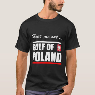 T-shirt Golfe de Pologne Golfe drôle du Mexique Parodie 