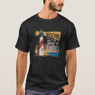 T-shirt Golfe Des USA Amérique Cadeaux Hommes Drapeau Drap