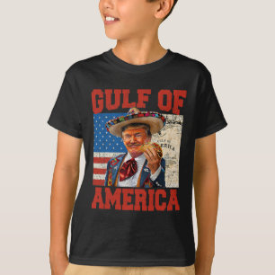 T-shirt Golfe Des Usa Amérique Est 2025 Trump 4 juillet