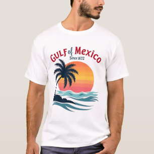 T-shirt Golfe du Mexique depuis 1672 - Anti Trump Mexicain