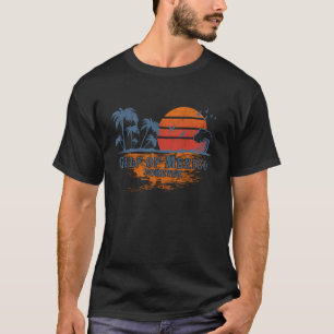 T-shirt Golfe du Mexique Env. 1550 Rétro Vintage Plage Gol