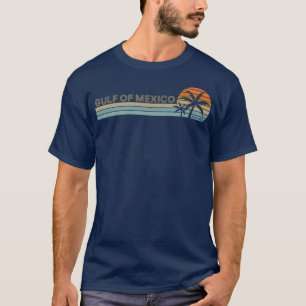 T-shirt Golfe du Mexique Est 1550 Résiste à la plage Retro