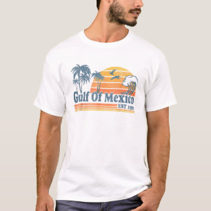 T-shirt Golfe du Mexique Forever T Shirt Retro Beach Vibe