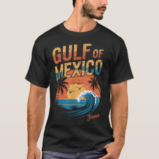 T-shirt Golfe du Mexique pour toujours Rétro Vintage Golfe