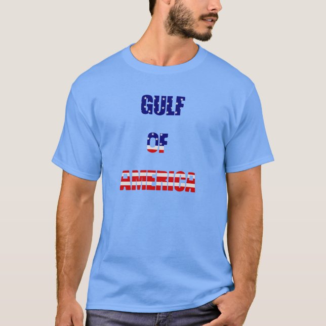 T-shirt golfe patriotique drapeau américain rouge blanc bl (Devant)