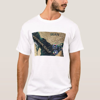 T-shirt Golfe Persique - île de trois Iraniens