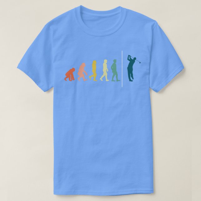 T-shirt Golfer Evolution Hommes Hobby Cadeau Golf (Design devant)