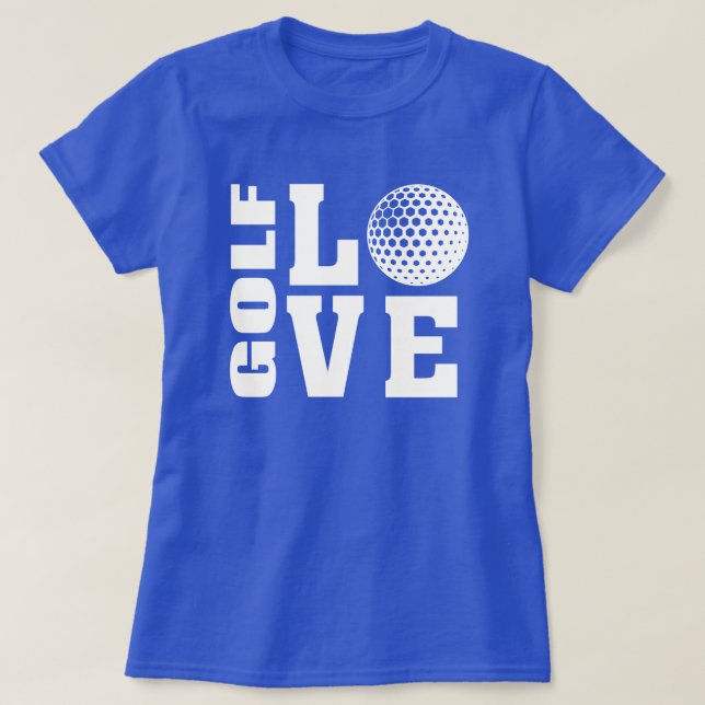 T-shirt Golfer's Golf Love Golf (Design devant)