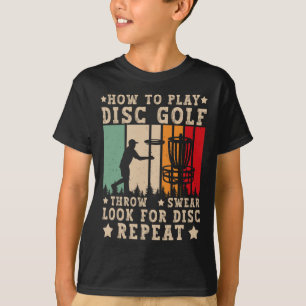 T-shirt Golfeur de disque Comment jouer au golf de disque