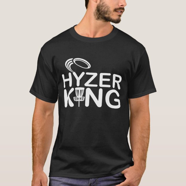 T-shirt Golfeur Hyzer King Disk Golf (Devant)