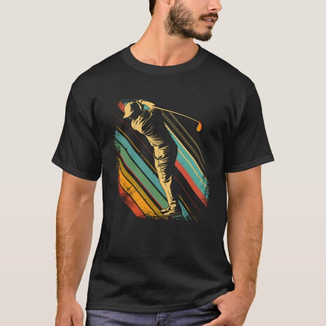 T-shirt Golfeur look 80s ami (Devant)