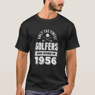 T-shirt Golfeur Né En 1956 65e Anniversaire Don Golfing