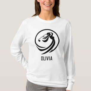 T-shirt Golfeuse dynamique silhouette personnalisée