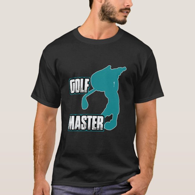 T-shirt Golfing Master Club Course Tournament Championship (Devant)