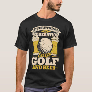 T-shirt Golfing Tout en modération sauf Golf et B