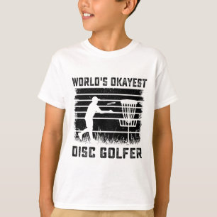T-shirt Golfiste sur disque le plus moyen du monde - Amour