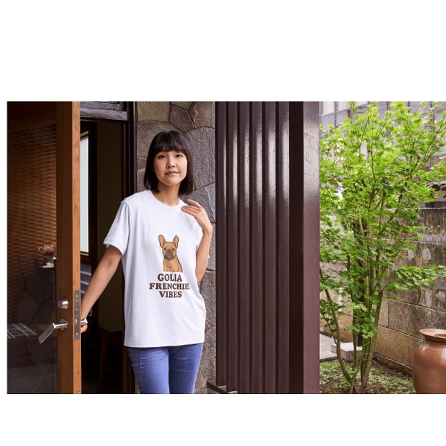 T-shirt Golia Frenchie Vibes – Minimiser le style de Boule (Créateur téléchargé)