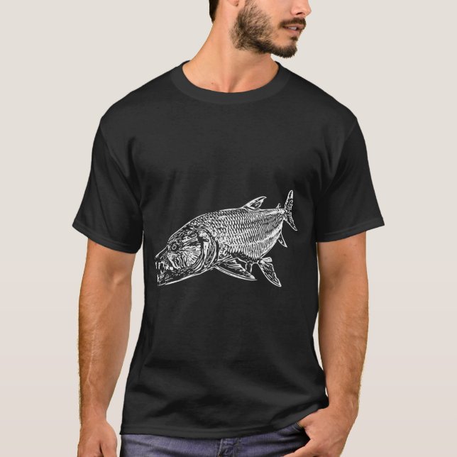 T-shirt Goliath Tigerfish impression blanche (Devant)