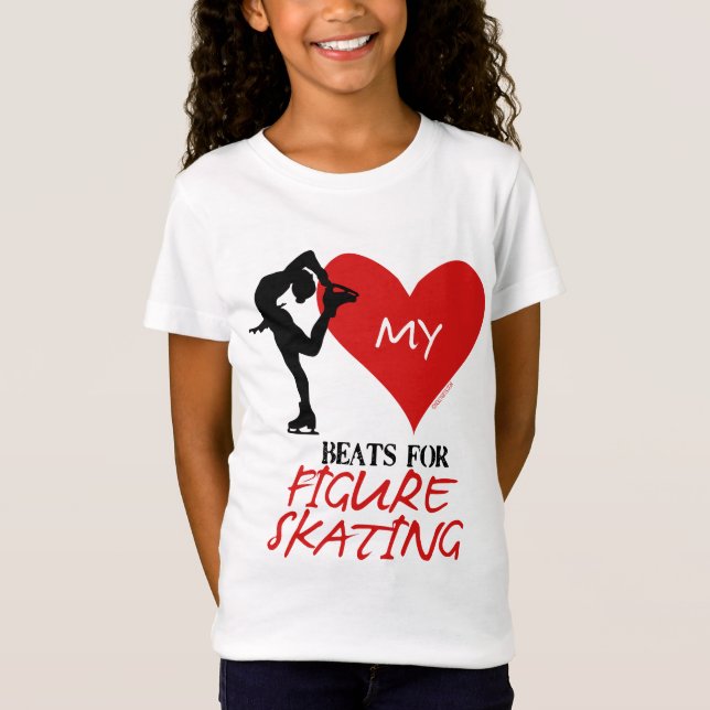 T-Shirt Golly filles - mes battements de coeur pour le (Devant)