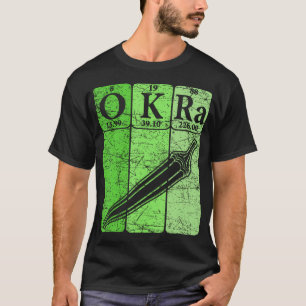 T-shirt Gombo Éléments du Tableau Périodique Gombo Légume 