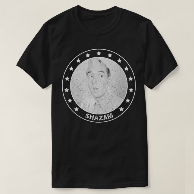 T-shirt Gomer Pyle Shazam (Design devant)