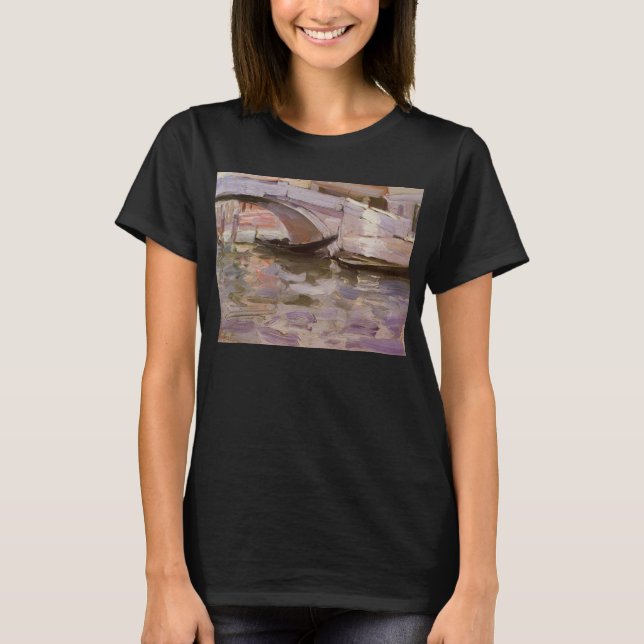 T-shirt Gondolas de John Singer Sargent, Impressionnisme A (Devant)