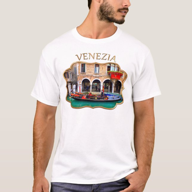 T-shirt Gondolier dans Cannaregio (Devant)