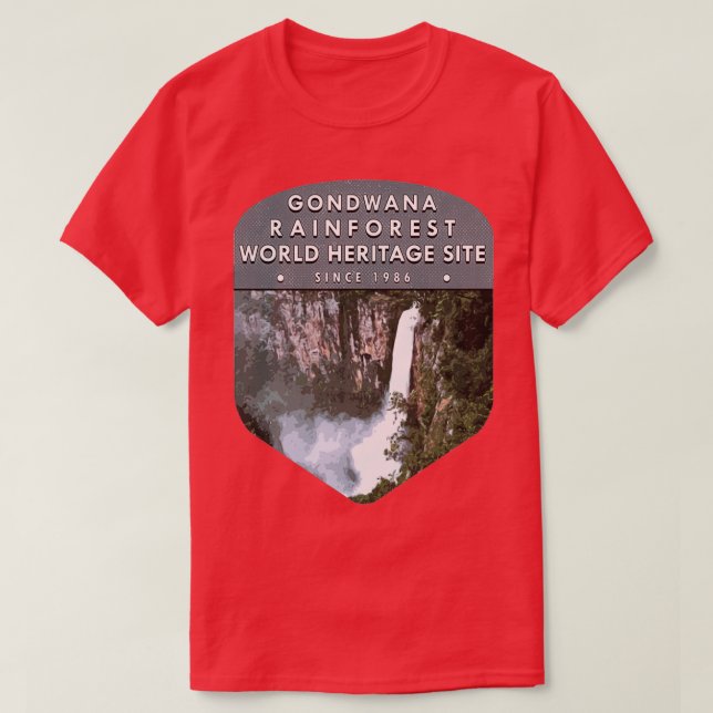 T-shirt Gondwana Rainforest site du patrimoine mondial (Design devant)