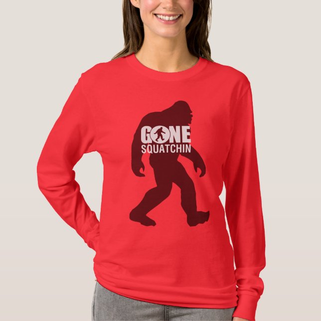 T-shirt Gone Squatchin (Devant)