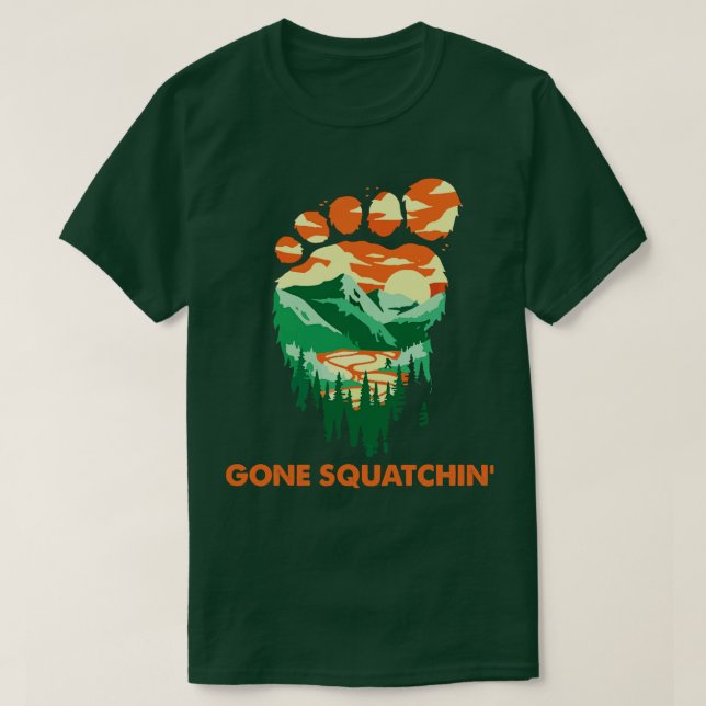 T-shirt Gone Squatchin (Design devant)