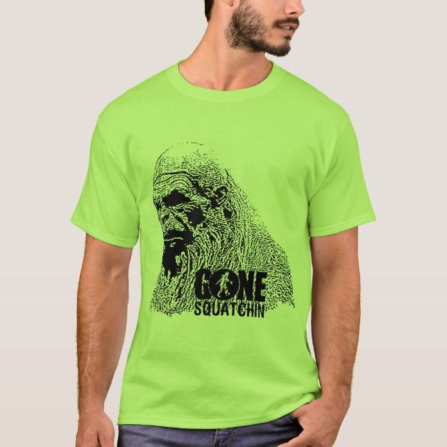 T-shirt Gone Squatchin (Devant)