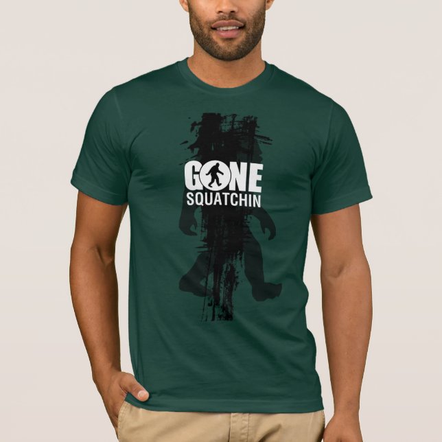 T-shirt Gone Squatchin (Devant)