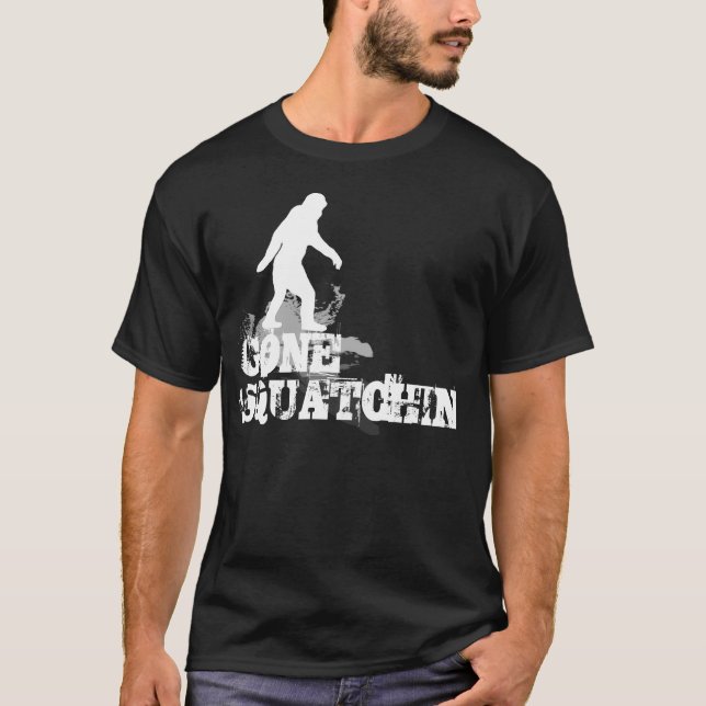 T-shirt Gone Squatchin (Devant)