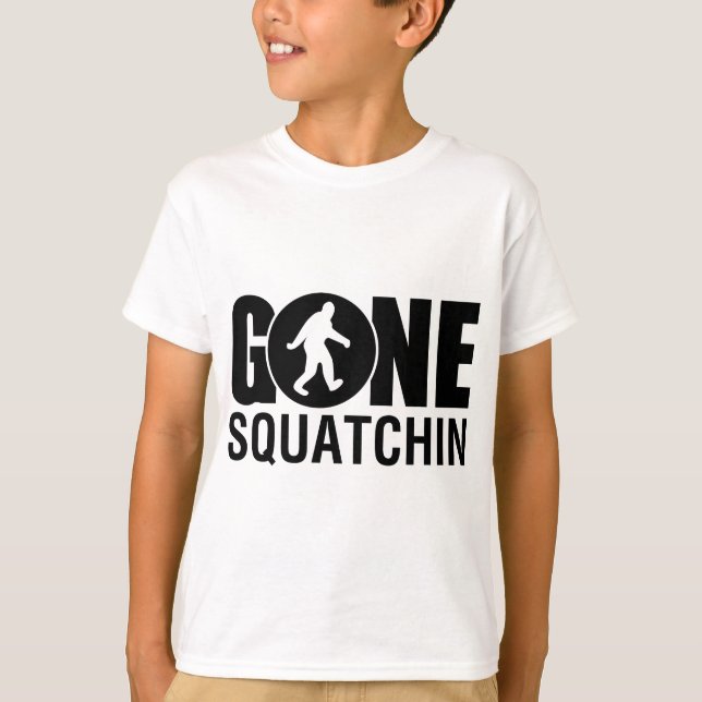 T-shirt Gone Squatchin (Devant)