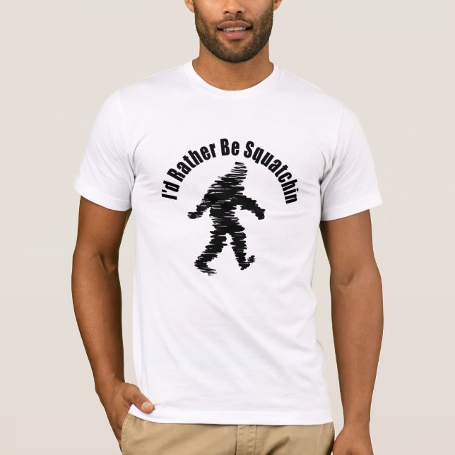 T-shirt Gone Squatchin (Devant)